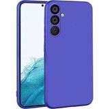 MobaxAksesuar Samsung Galaxy A54 Kılıf Soft Mat Premier Case Kapak - Saks Mavi