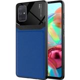 MobaxAksesuar Samsung Galaxy A71 Kılıf Parlak Tpu Emiks Kapak - Lacivert
