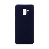 Mobaxaksesuar Samsung Galaxy A8 Plus 2018 Kılıf Soft Mat Premier Case - Siyah