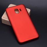 MobaxAksesuar Samsung Galaxy J4 Kılıf Soft Mat Premier Case Kırmızı