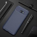 MobaxAksesuar Samsung Galaxy J4 Plus Kılıf Karbon Silikon Case Lacivert - Glx J4Plus
