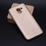MobaxAksesuar Samsung Galaxy J6 Kılıf Soft Mat Premier Case Gold