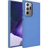 MobaxAksesuar Samsung Galaxy Note 20 Ultra Kılıf Metal Çerçeve Lansman Silikon Kapak - Lavanta Grisi - Glx Note 20 Ultra