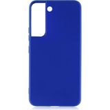 MobaxAksesuar Samsung Galaxy S22 Kılıf Soft Mat Premier Case Kapak - Saks Mavi