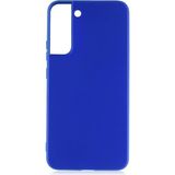 MobaxAksesuar Samsung Galaxy S22 Plus Kılıf Soft Mat Premier Case Kapak - Saks Mavi