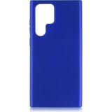 MobaxAksesuar Samsung Galaxy S22 Ultra Kılıf Soft Mat Premier Case Kapak - Saks Mavi