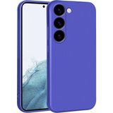 MobaxAksesuar Samsung Galaxy S23 Kılıf Soft Mat Premier Case Kapak - Saks Mavi