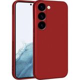 MobaxAksesuar Samsung Galaxy S23 Plus Kılıf Soft Mat Premier Case Kapak - Kırmızı