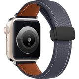 MobaxAksesuar Samsung Galaxy Watch 3 41MM 42MM Gear S2 Kordon Magnetli Pu Deri Kordon 20MM - Lacivert - Sam 20mm