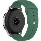 MobaxAksesuar samsung Galaxy Watch 3 41MM Kordon Silikon Spor Kordon - Çam Yeşili - Glx 3 41mm