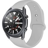 MobaxAksesuar samsung Galaxy Watch 3 41MM Kordon Silikon Spor Kordon Gri - Glx 3 41mm