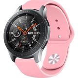 MobaxAksesuar samsung Galaxy Watch 3 41MM Kordon Silikon Spor Kordon Pembe - Glx 3 41mm