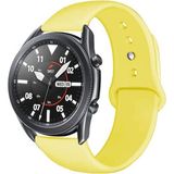 MobaxAksesuar samsung Galaxy Watch 3 41MM Kordon Silikon Spor Kordon Sarı - Glx 3 41mm