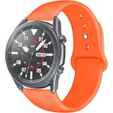 MobaxAksesuar samsung Galaxy Watch 3 41MM Kordon Silikon Spor Kordon Turuncu - Glx 3 41mm