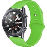 MobaxAksesuar samsung Galaxy Watch 3 41MM Kordon Silikon Spor Kordon Yeşil - Glx 3 41mm