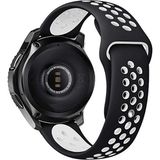 MobaxAksesuar Samsung Galaxy Watch 3 41MM / Watch 42MM Kordon Nike Spor Kordon - Siyah - Beyaz - Glx 3 41mm