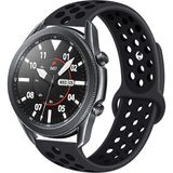 MobaxAksesuar Samsung Galaxy Watch 3 45MM Kordon Nike Spor Kordon - Siyah - Glx 3 45mm
