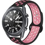 MobaxAksesuar Samsung Galaxy Watch 3 45MM Kordon Nike Spor Kordon - Siyah - Rose Gold - Glx 3 45mm