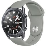 MobaxAksesuar samsung Galaxy Watch 3 45MM Kordon Silikon Spor Kordon Koyu Gri - Glx 3 45mm
