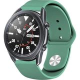 MobaxAksesuar samsung Galaxy Watch 3 45MM Kordon Silikon Spor Kordon Su Yeşili - Glx 3 45mm