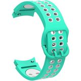 MobaxAksesuar Samsung Galaxy Watch 4 5 6 Pro 40 44 Classic 42 43 46 47 mm Kordon Nike Spor Kordon - Yeşil - Beyaz - Glx 4-5-6-7