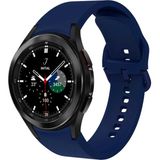 MobaxAksesuar Samsung Galaxy Watch 4 5 6 Pro 40 44 Classic 42 43 46 47 mm Kordon Silikon Kordon - Lacivert - Glx 4-5-6-7
