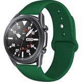 MobaxAksesuar Samsung Galaxy Watch 4 5 6 Pro 40 44 Classic 42 43 46 47 mm Kordon Silikon Spor Kordon 20mm - Haki - Glx 20mm