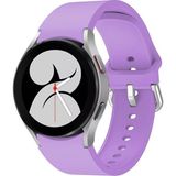 MobaxAksesuar Samsung Galaxy Watch 4 Classic 46MM Kordon Silikon Kordon - Lila - Glx 4-5-6-7
