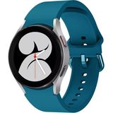 MobaxAksesuar Samsung Galaxy Watch 4 Classic 46MM Kordon Silikon Kordon - Petrol Mavisi - Glx 4-5-6-7