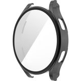 MobaxAksesuar Samsung Galaxy Watch 5 40MM Sert Pc Kasa ve Ekran Koruyucu 14 - Füme - Glx 5 40mm