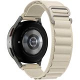 MobaxAksesuar Samsung Galaxy Watch Gear S2 3 41 42 Active 2 40 44 mm Kordon Alpine Loop Kordon 20MM - Beyaz - Sam 20mm