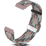 MobaxAksesuar Samsung Galaxy Watch Gear S2 3 41MM 42MM Active 2 40MM 44MM Kordon Metal Klipsli Flexi Örgü - Pembe - Mavi - Sam 20mm