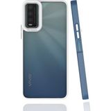 MobaxAksesuar Vivo Y20 Kılıf Koruyucu Mat Mima Kapak - Lacivert