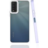 MobaxAksesuar Vivo Y20 Kılıf Koruyucu Mat Mima Kapak - Lila