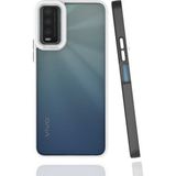 MobaxAksesuar Vivo Y20 Kılıf Koruyucu Mat Mima Kapak - Siyah