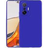 MobaxAksesuar Xiaomi Mi 11T Pro 5g Kılıf Soft Mat Premier Case Kapak - Saks Mavi