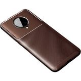 MobaxAksesuar Xiaomi Poco F2 Pro Kılıf Karbon Silikon Case - Kahverengi - Poco F2Pro