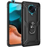 MobaxAksesuar Xiaomi Poco F2 Pro Kılıf Yüzüklü Zırh Tank Vega - Siyah - Poco F2Pro
