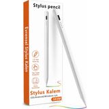 MobaxAksesuar Xiaomi Redmi Mi Pad 8/7/6/5/2/pro/se ile Uyumlu Stylus Dokunmatik Tablet Kalemi - Beyaz - Pointer-2