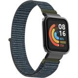 MobaxAksesuar Xiaomi Redmi / Mi Watch Lite 1 Kordon Kasalı Hasır Kordon - Dark Olive - Mi Lite 1