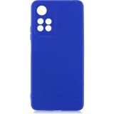 MobaxAksesuar Xiaomi Redmi Note 11 Pro Plus 5g Kılıf Soft Mat Premier Case Kapak - Saks Mavi