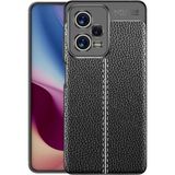 MobaxAksesuar Xiaomi Redmi Note 12 5g Kılıf Deri Tarzı Niss Silikon Case Kapak - Siyah