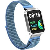 MobaxAksesuar Xiaomi Redmi Watch 2 Lite Kordon Kasalı Hasır Kordon - Cornflower - Rdm 2 Lite