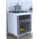 Mobben Ankastre Dolabı Beyaz Modern Tasarım 60 cm Suntalam Malzemeden Geniş Depolama Alanı ile Fırın Dolabı