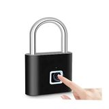 MOBEE Akıllı Parmak İzi Kilit Şarjlı Asma Kilit IP65 Su Geçirmez Anahtarsız Güvenlik Kilidi MKMP-0057