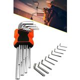 Mobee SHTools 9 Parça Çelik Alyan Takımı Tork Anahtarı Seti 120 Mm 1410