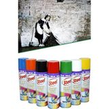 Mobee Steel Ahşap-Metal-Plastik-Demir Boyama Sprey Boya 200ML Kırmızı 1410 - Çok Renkli