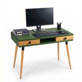 Mobenta Modest Desk: Masif Çalışma & Laptop Masası 2 Çekmece 1 Bölme - 120x60 YE-TK