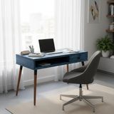 Mobenta Neo Desk: Masif Çalışma Masası 1 Çekmece ve 1 Laptop Bölmesi - 120 cm Ig - 120x60x78 - Renkli