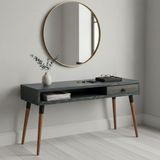 Mobenta Neo Entry | Masif Ahşap Dresuar, 1 Çekmece & 1 Bölme - 120 Cm, An - Antrasit